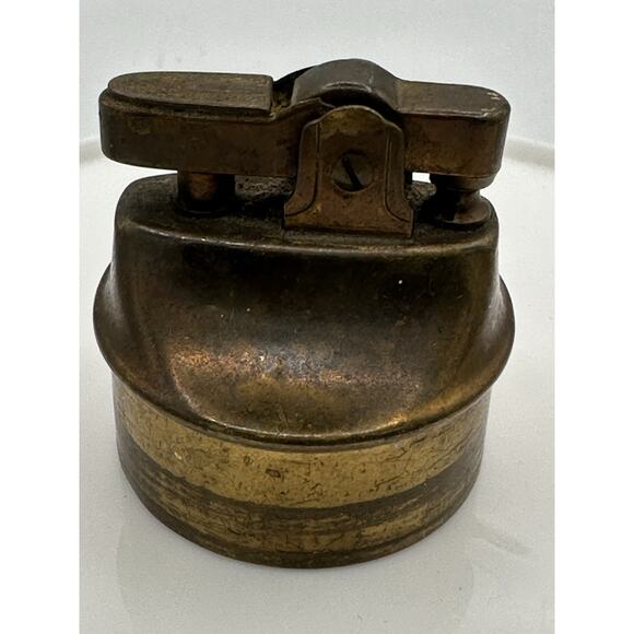 Vintage Brass Table Lighter Japan Untested - Picture 3 of 5